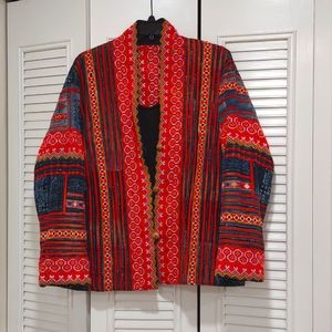 Hand embroidery Jacket cotton